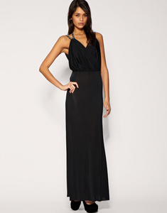 Black maxi dress