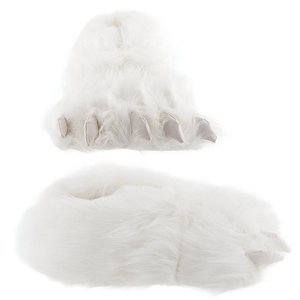 Polar Bear Paw Slippers