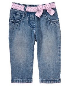 Dot Belted Jean