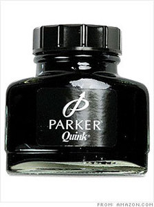 Чернила Parker черные