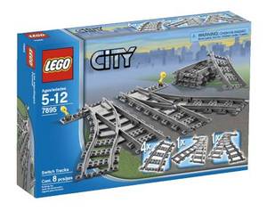 железнодорожные стрелки lego city