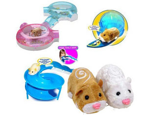 хомячок Zhu Zhu Pets с домиком