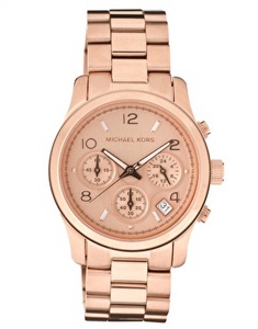 Michael Kors Rose Gold Plated Watch