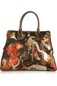 Alexander McQueen Bosch Lock-It jacquard tote