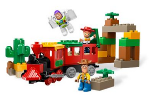 5659 lego duplo toy story 3 преследование поезда