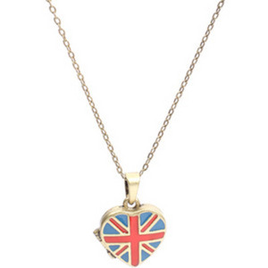 Cath Kidston Red & Blue London Heart Locket Necklace