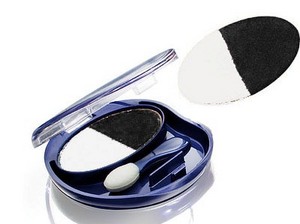 тени lumene arctic duet mineral eyeshadow (черно-белые)