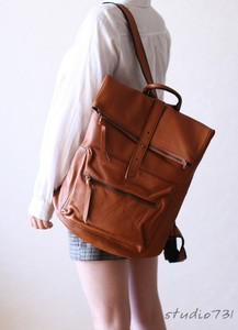 leather backpack