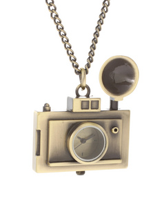 ASOS Vintage Style Camera Pendant Watch