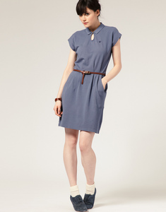 Fred Perry Keyhole Polo Shirt Dress