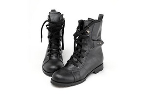 Punk Ankle Motorcycle Boots