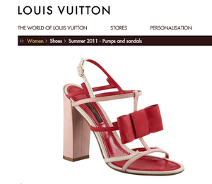 Босоножки Louis Vuitton