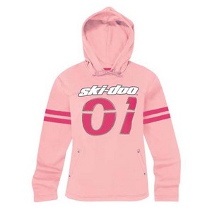 свитер Ski-Doo Ladies "01" Hooded Sweatshirt - Pink