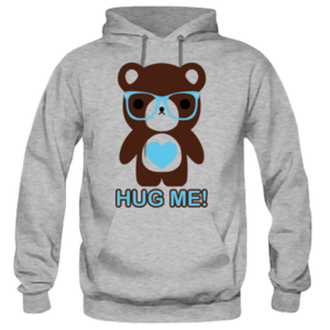 Толстовка с принтом Hug Me