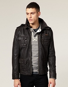 Superdry Brad Leather Jacket