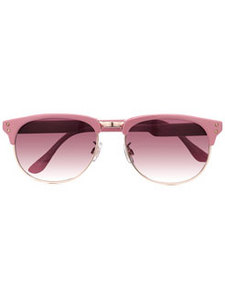 Half Frame Metal Sunglasses