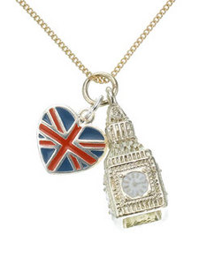 BIG BEN CLUSTER PENDANT NECKLACE