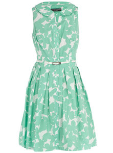 GREEN SHADOW BUTTERFLY DRESS