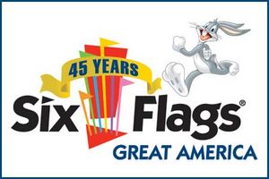 get to six flags great america and ride-ride-ride!