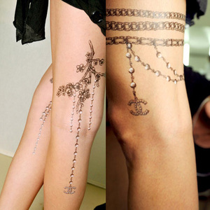 Chanel Tatoos с ласточкой!