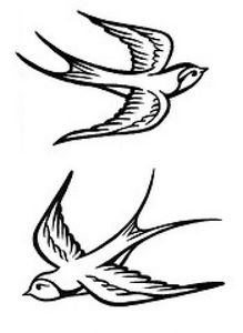 Swallow tattoo