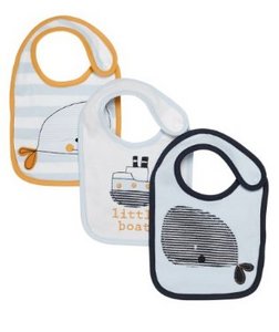 Слюнявчики Boys Newborn Bibs - 3pk