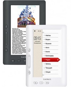 Электронная книга teXet TB-431HD 4,3