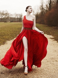 lanvin red dress