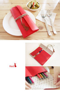 Пенал 'Cafe montblanc' - Red