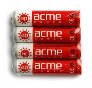 Аккумуляторные батарейки AcmePower "AA" 2700mAh NiMh 4шт.