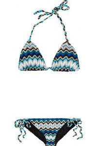 MISSONI Camberra reversible crochet-knit triangle bikini