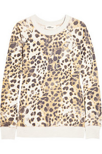 ETOILE ISABEL MARANT Leopard-print cotton sweater