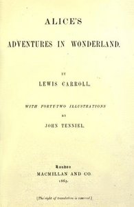 Alice's Adventures in Wonderland, Lewis Carroll