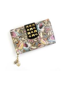 Ladies Jersey Whores Medium Wallet at Iron Fist International INC. in MULTI COLOR