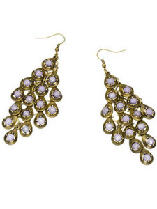 Violet Chandelier Earrings