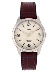 Timex leather watch