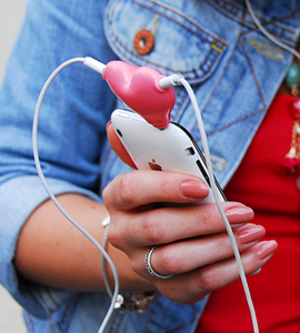 Heart Headphone Splitter