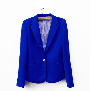 Blue Zara Women Blazer Suit Jacket