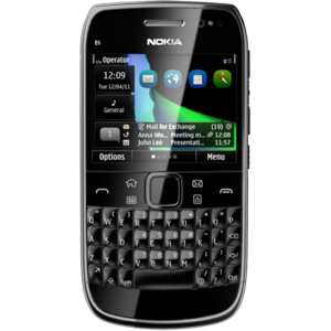 Смартфон NOKIA E6-00 (черный/серебр)