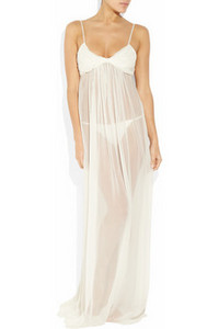 Jenny Packham | Silk-chiffon chemise | NET-A-PORTER.COM