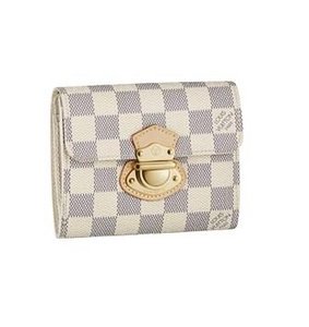 Louis Vuitton Damier Azur Canvas Joey Wallet N60030