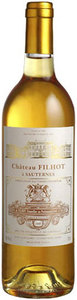 Белое,сладкое, Франция, Сотерн,  Chateau Filhot. Sauternes 2-eme Cru Classe 2001 или 1997