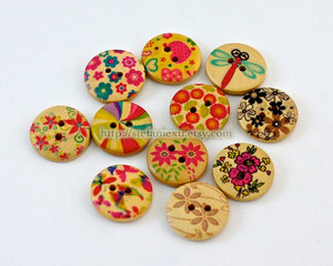 Wooden Buttons (any, various)