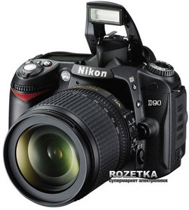 Цифровой фотоаппарат Nikon D90 18-105 VR Zoom Kit Black