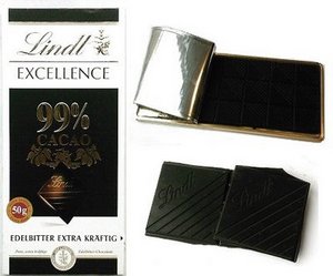 Lindt 99% dark chocolate