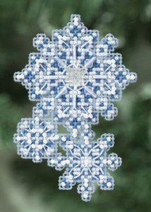 Snowflakes - Cross Stitch Kit by Mill Hill