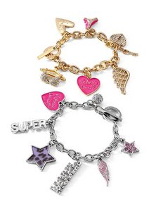 Supermodel charm bracelet