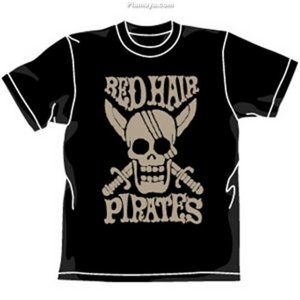 red hair pirates t-shirt