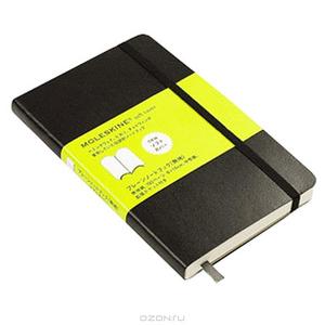 Moleskine "Classic Soft" (нелинованная), Large, Черный