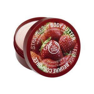 клубничное масло body shop